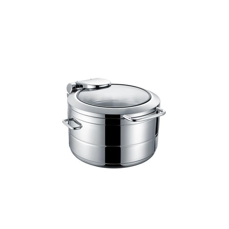 Excellente marmite à induction profonde avec couvercle en verre, 11l - Finedine