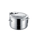 Excellente marmite à induction profonde avec couvercle en verre, 11l - Finedine