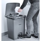 Conteneur à déchets rectangulaire avec pédale, 87L, 604x412x(H)820mm - Finedine