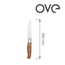 Couteau à steak 260 mm, set de 6 dans une boîte-cadeau, BOIS DE ROSE - Finedine
