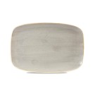 Assiette oblongue de chef Stonecast grise 12 x 7 4/5" / 300 x 199 mm - Finedine