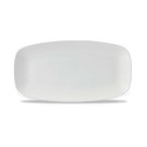 Assiette Oblongue Blanche pour Chef 13 7/8" x 7 3/8" / 355 x 189 mm - Finedine