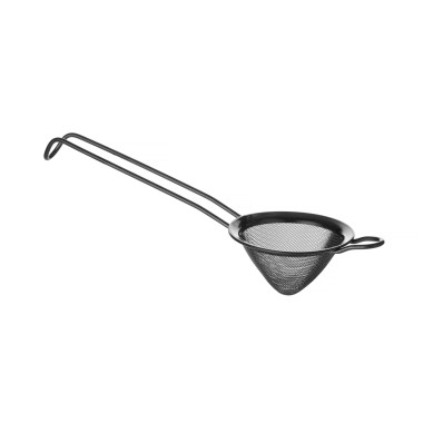 Passoire conique pour bar, revêtement PVD, Bar up, Noir, Ø75x220mm - Finedine