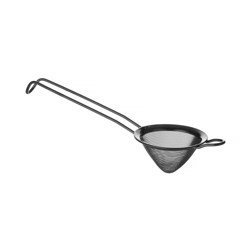 Passoire conique pour bar, revêtement PVD, Bar up, Noir, Ø75x220mm - Finedine