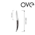 Couteau à steak, ensemble de 6 dans une boîte cadeau, OVE, 240 mm - Finedine