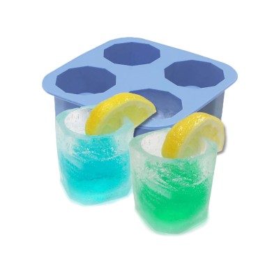 Fabricant de verres à shooter en silicone, 4 cavités, 122x122 mm - Finedine