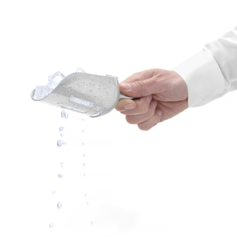 Cuillère à glace en aluminium perforée, Bar up, 0,35L, 220x80mm - Finedine