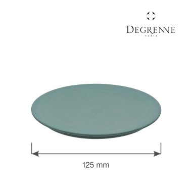 Bahia Plat Rond en Argile Verte / Couvercle de Casserole 125 mm - Finedine