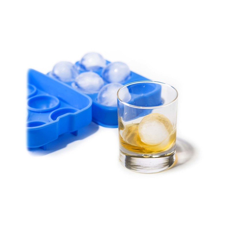 Moules à billes de glace en silicone, 6 cavités, diamètre 45 mm - Finedine