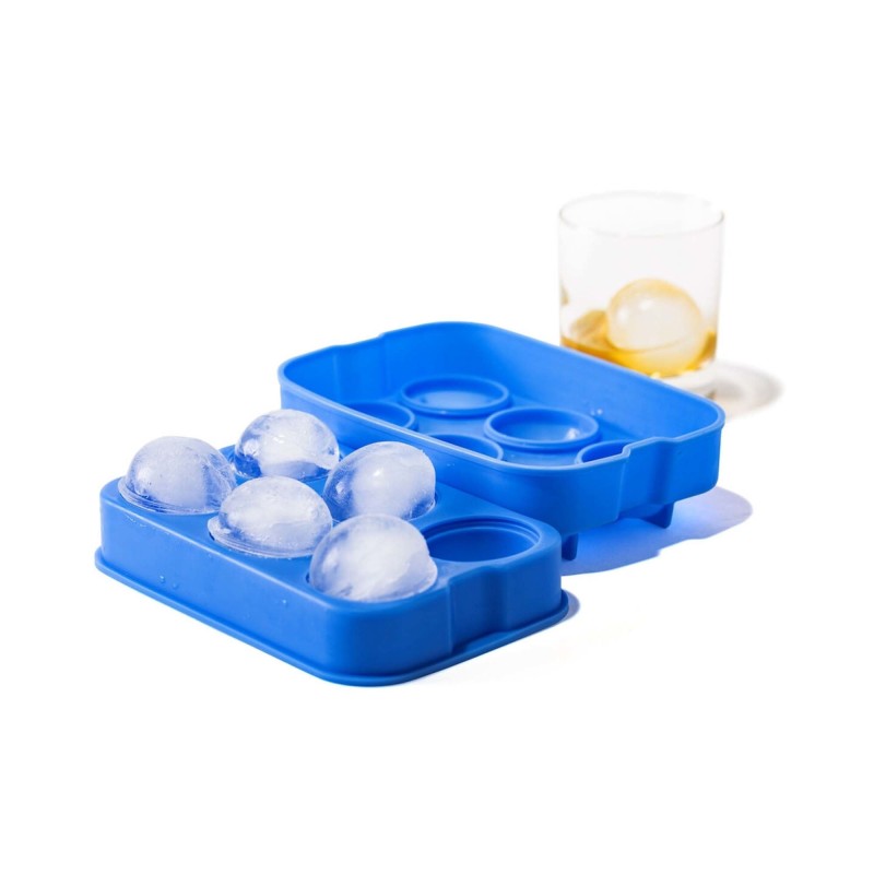 Moules à billes de glace en silicone, 6 cavités, diamètre 45 mm - Finedine