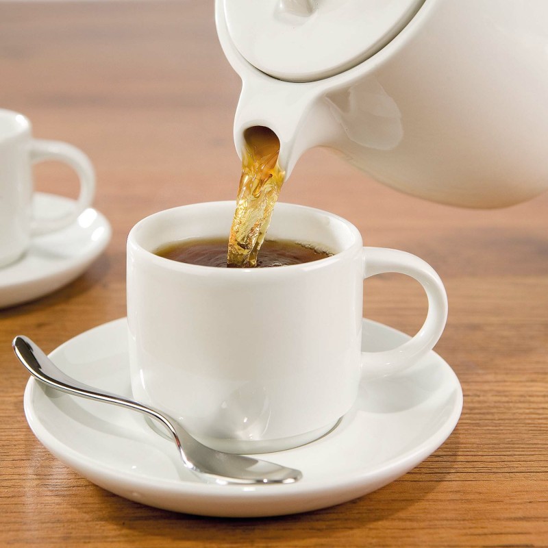 Soucoupe en érable blanc pour thé/petit-déjeuner 5,87" / 150 mm - Finedine