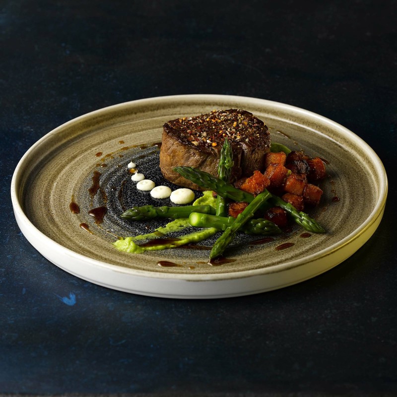 Assiette Plate Evolve Aqueous Bayou Stonecast 10,25" / 260 mm - Finedine