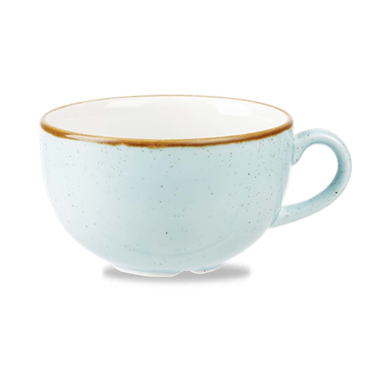 Tasse à cappuccino en Stonecast couleur œuf de canard, 340 ml - Finedine