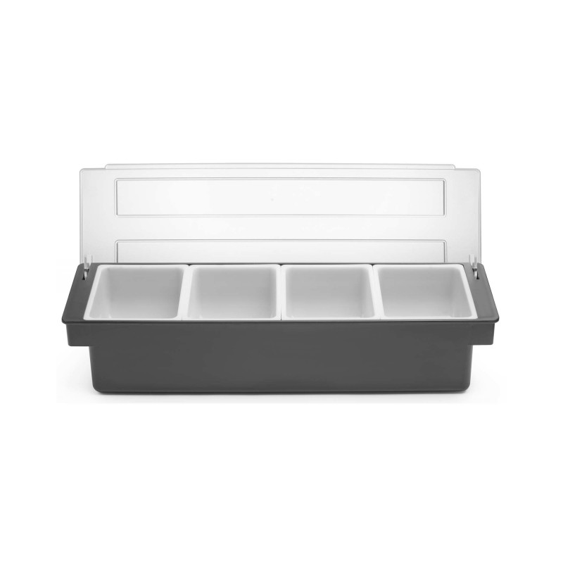 Boîte à ingrédients – 4 conteneurs, Bar up, 480x150x(H)100mm - Finedine