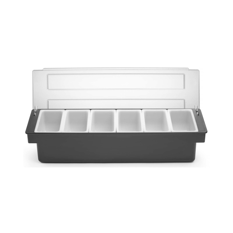 Boîte à ingrédients – 6 récipients, Bar up, 480x150x(H)100mm - Finedine
