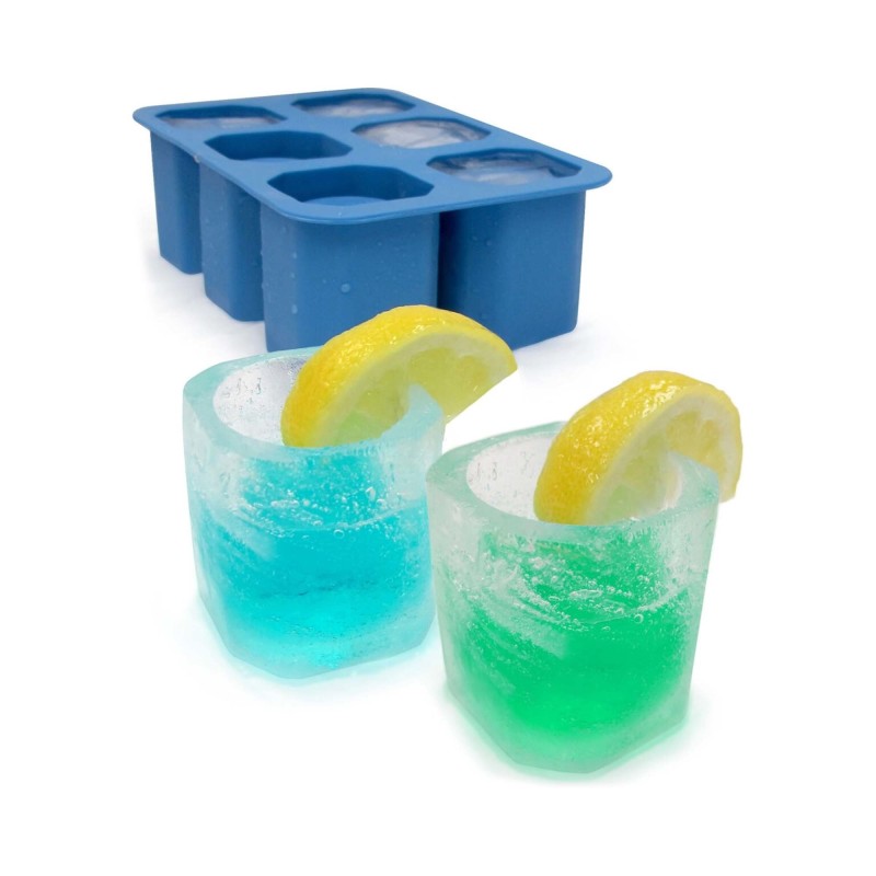 Fabricant de verres à shot en silicone, 6 cavités, 125x190mm - Finedine