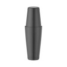 Shaker Boston en acier inoxydable, Bar up, 0,8L, Noir, ø90mm - Finedine
