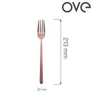 Fourchette de table Amarone Bronze, OVE, 213 mm, Lot de 12 - Finedine