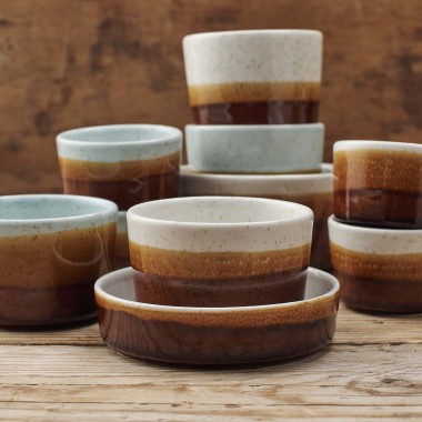 Pot à dip Nourish Siena en œuf de canard, 75 mm, Lot de 12 - Finedine