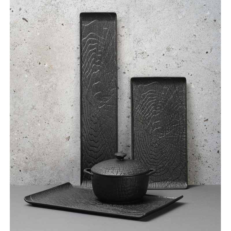 Assiette de service à croûte avec poignée, 300x220x(h)30mm - Finedine