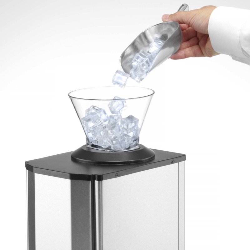 Broyeur à glace en acier inoxydable, 220V, 50/60Hz, 60-80W - Finedine