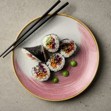 Assiette Plate Evolve Petal Pink Stonecast 10.25" / 260 mm - Finedine