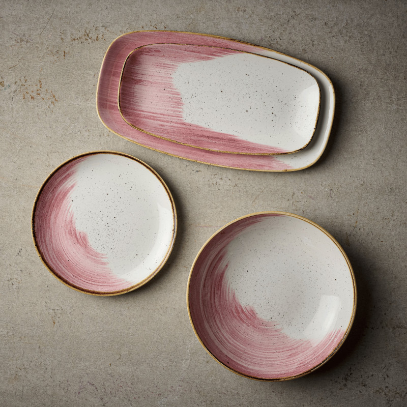 Assiette Plate Evolve Petal Pink Stonecast 10.25" / 260 mm - Finedine