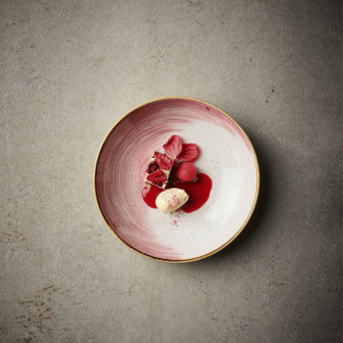 Assiette Plate Evolve Petal Pink Stonecast 10.25" / 260 mm - Finedine