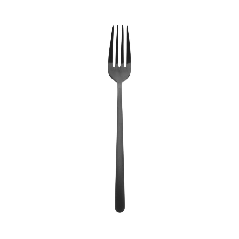 Fourchette de table Amarone noire, OVE, 213 mm, Lot de 12 - Finedine