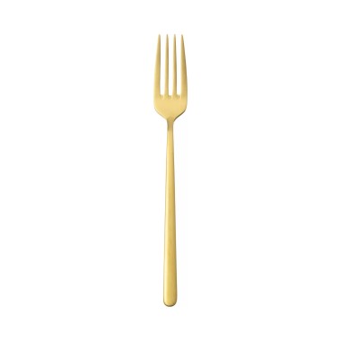 Fourchette à dessert Amarone Gold, OVE, 184 mm, Lot de 12 - Finedine