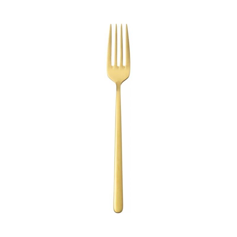 Fourchette à dessert Amarone Gold, OVE, 184 mm, Lot de 12 - Finedine