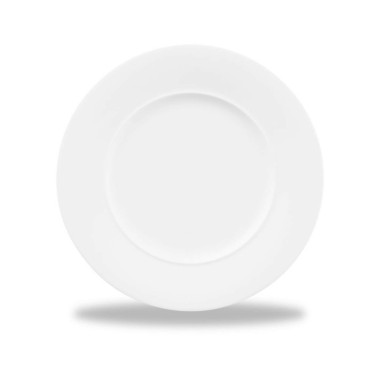 Assiette à bord standard Alc Ambience blanche 6" / 162 mm - Finedine