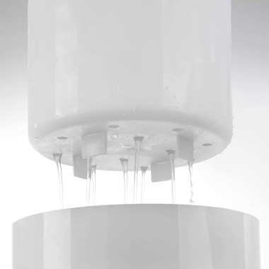 Conteneur à glace blanc - double parois 5 L, 190x(H)200mm - Finedine