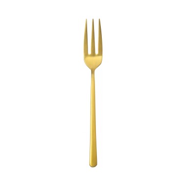 Fourchette à gâteau Amarone Gold, OVE, 153 mm, Lot de 12 - Finedine