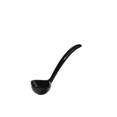 Louche à sauce en mélamine noire 40 ml, 180 mm, Lot de 6 - Finedine