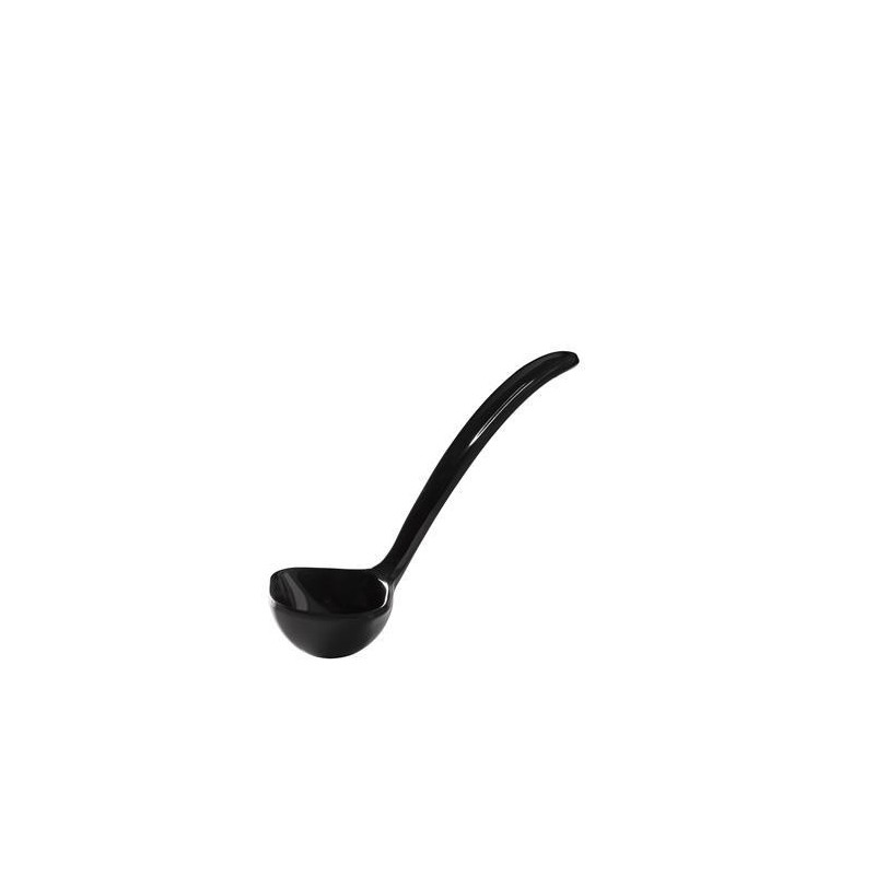 Louche à sauce en mélamine noire 40 ml, 180 mm, Lot de 6 - Finedine