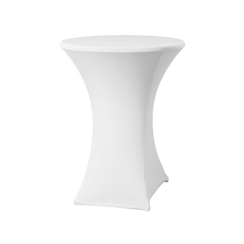 Housse de table basique, blanche, 800-850x(H)1050-1150mm - Finedine