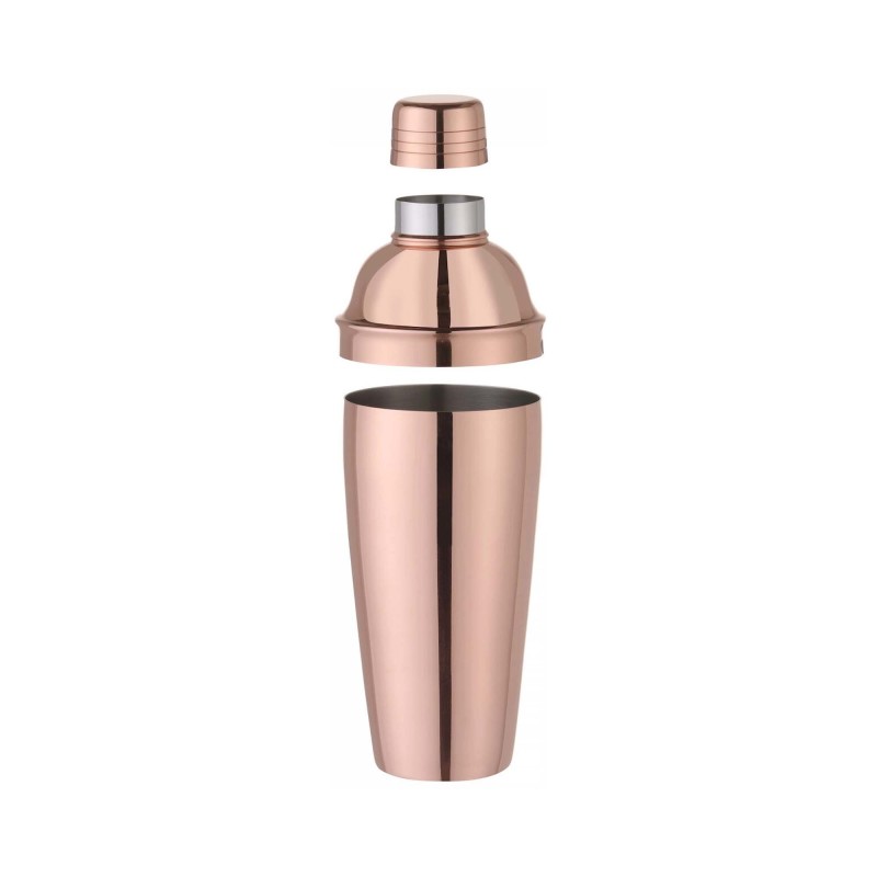 Shaker à cocktail 3 pièces, Bar up, Cuivre, ø85x(H)240mm - Finedine
