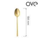 Cuillère à dessert Amarone Gold, OVE, 184 mm, Lot de 12 - Finedine
