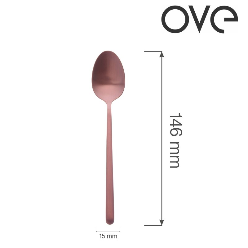 Cuillère à café Bronze Amarone, OVE, 146 mm, Lot de 12 - Finedine