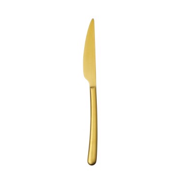 Couteau à dessert Amarone Gold, OVE, 190 mm, Lot de 12 - Finedine