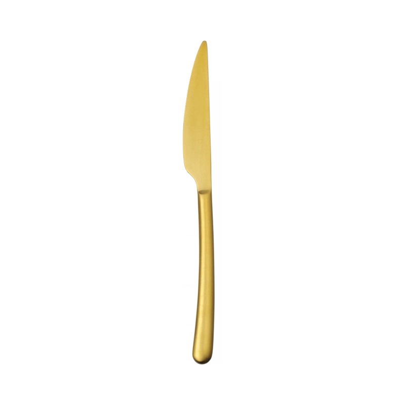 Couteau à dessert Amarone Gold, OVE, 190 mm, Lot de 12 - Finedine