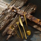 Couteau à dessert Amarone Gold, OVE, 190 mm, Lot de 12 - Finedine