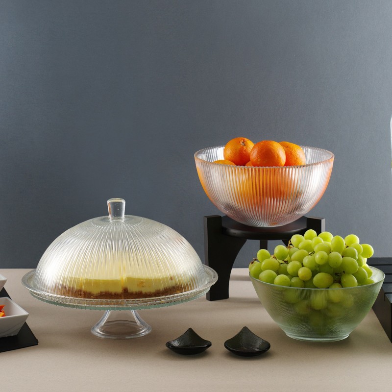 Support à gâteaux Aura avec couvercle, 320 x (H)230 mm - Finedine