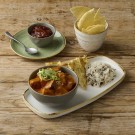 Assiette oblongue en Barley White Stonecast, 298x153mm - Finedine