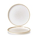 Assiette à paroi blanche Stonecast Barley, 210x(h)20mm - Finedine
