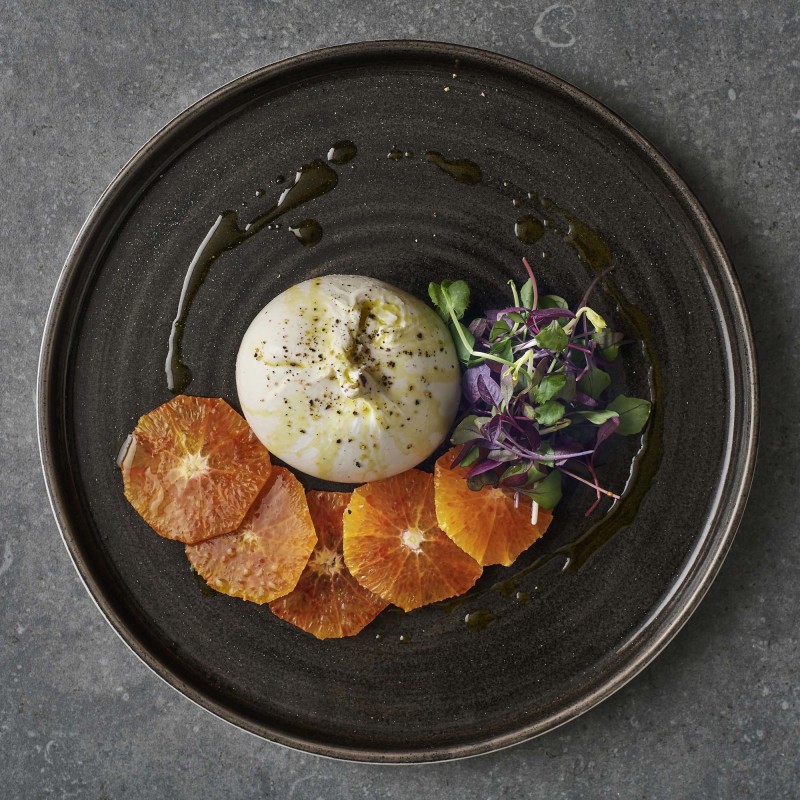 Assiette plate en fonte noire Stonecast Patina, 288 mm - Finedine