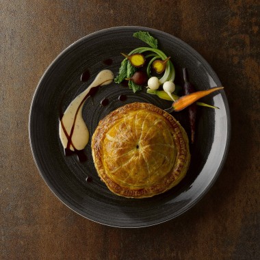 Assiette plate en fonte noire Stonecast Patina, 288 mm - Finedine