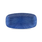 Assiette Oblong Bleue Agano 11 3/4 x 6" / 298 x 153 mm - Finedine