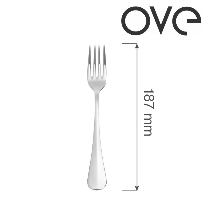 Fourchette à dessert Baguette, OVE, 187 mm, Lot de 12 - Finedine